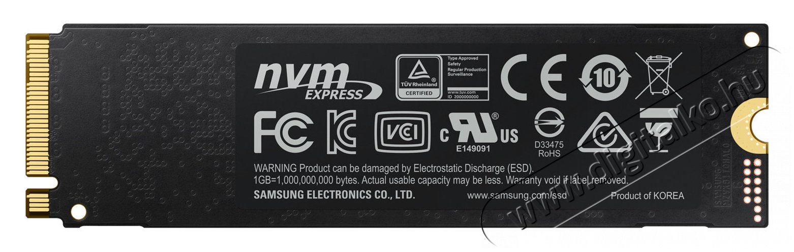 SAMSUNG 970 EVO 1000GB NVMe M.2 2280 (MZ-V7E1T0BW) SSD Egyéb - Nem forgalmazzuk ! - 339635