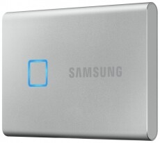 SAMSUNG 1000GB USB 3.2 (MU-PC1T0S/WW) ujjlenyomatolvasós T7 Touch külső SSD - ezüst Egyéb - Nem forgalmazzuk ! - 369776