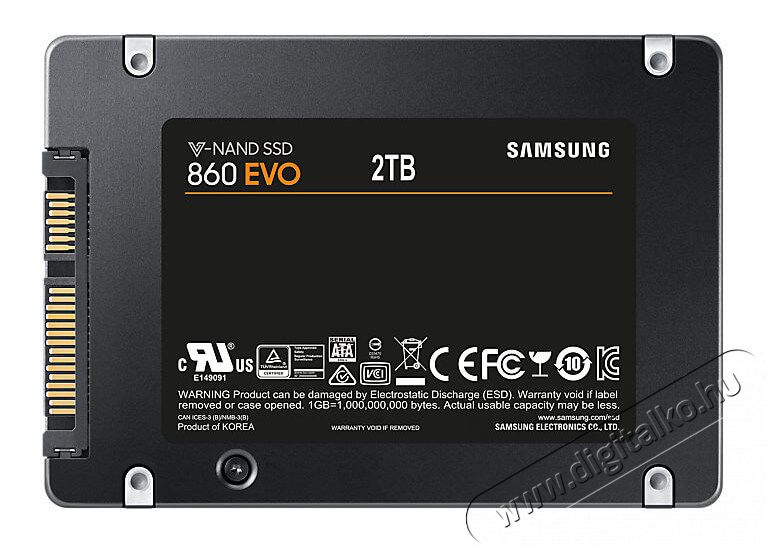 SAMSUNG 2000GB SATA3 2,5 860 EVO Basic (MZ-76E2T0B/EU) SSD Egyéb - Nem forgalmazzuk ! - 334096