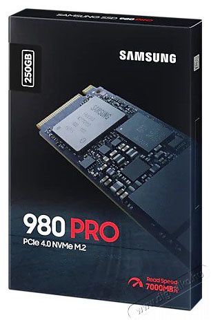 SAMSUNG MZ-V8P250BW 250GB NVMe 1.3c M.2 2280 980 PRO SSD Iroda és számítástechnika - Adattároló / merevlemez - SSD