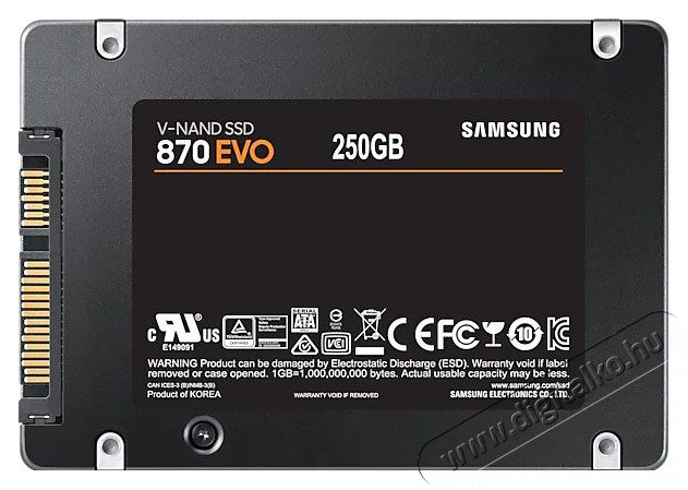 SAMSUNG MZ-77E250B/EU 250GB SATA3 2,5 870 EVO SSD Egyéb - Nem forgalmazzuk ! - 369800