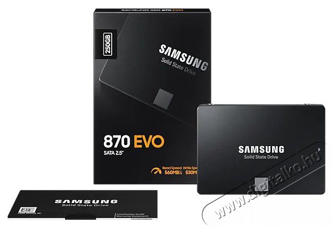 SAMSUNG MZ-77E250B/EU 250GB SATA3 2,5 870 EVO SSD Egyéb - Nem forgalmazzuk ! - 369800