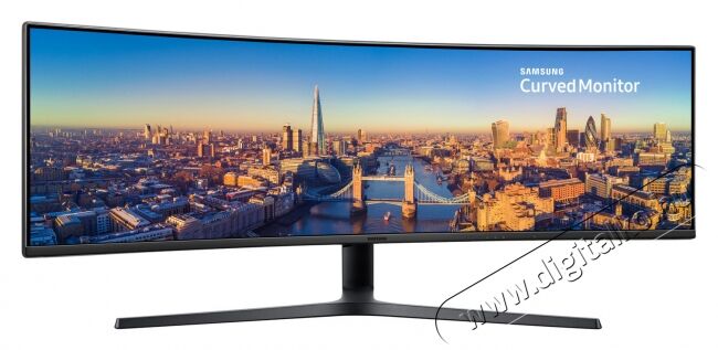 SAMSUNG LC49J890DKUXEN Ultrawide 4K LED ívelt kijelzős monitor Iroda és számítástechnika - Monitor - 21:9 Ultrawide monitor - 339643