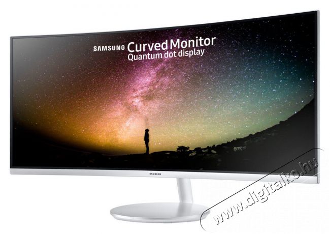 SAMSUNG LC34F791WQUXEN WQHD QLED ívelt monitor Iroda és számítástechnika - Monitor - Monitor - 342245
