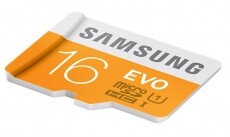 SAMSUNG microSD 16GB Evo UHS-I:1 MB-MP16DA/EU + SD adapter Memória kártya / Pendrive - MicroSD / MicroSDHC kártya - 302752