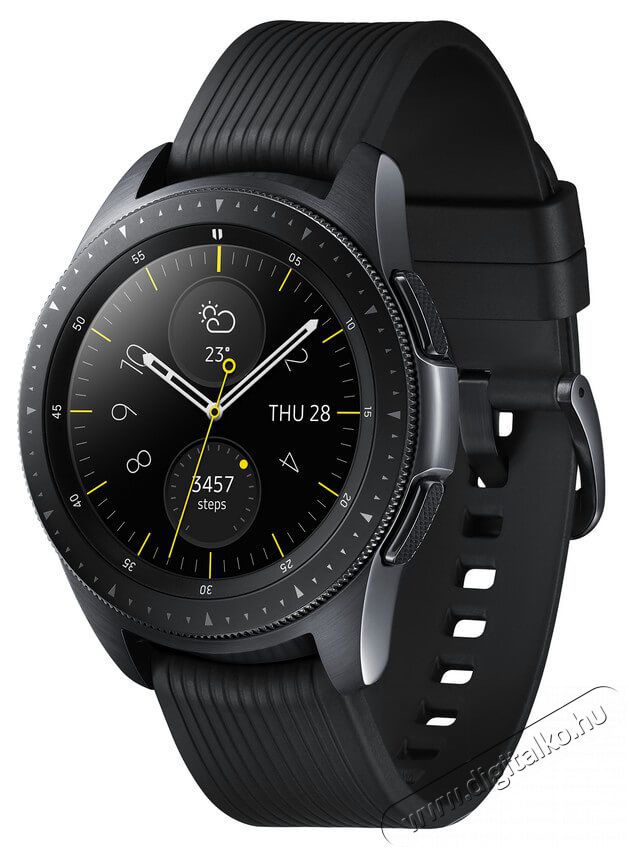 SAMSUNG SM-R810NZKAXEH Galaxy Watch okosóra - fekete Mobil / Kommunikáció / Smart - Okos eszköz - Okosóra - 355217