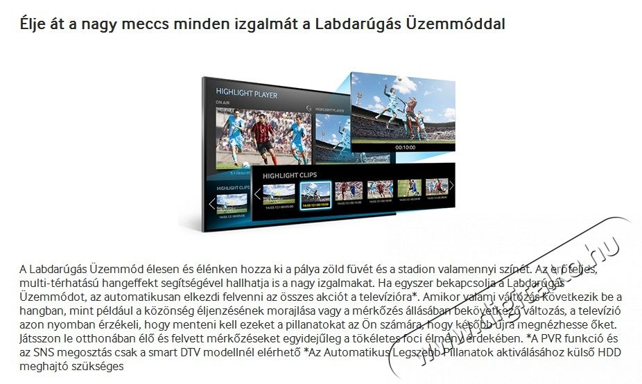 SAMSUNG UE48H6400AW Telev&iacute;zi&oacute;k - LED telev&iacute;zi&oacute; - 1080p Full HD felbont&aacute;s&uacute; - 277604