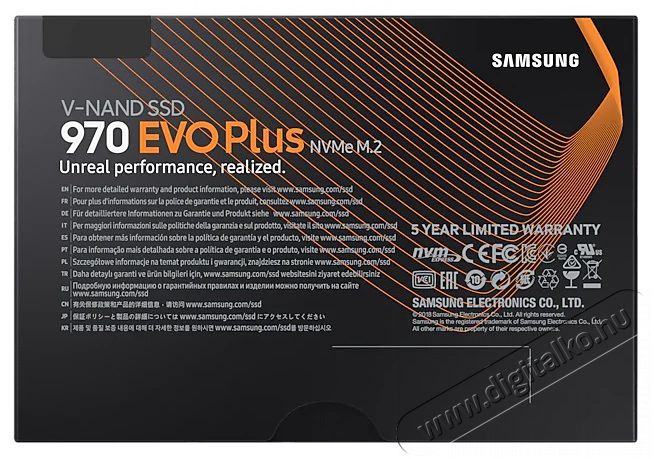 SAMSUNG MZ-V7S1T0BW 970 EVO Plus1TB NVMe 1.3 M.2 SSD Egyéb - Nem forgalmazzuk ! - 369769