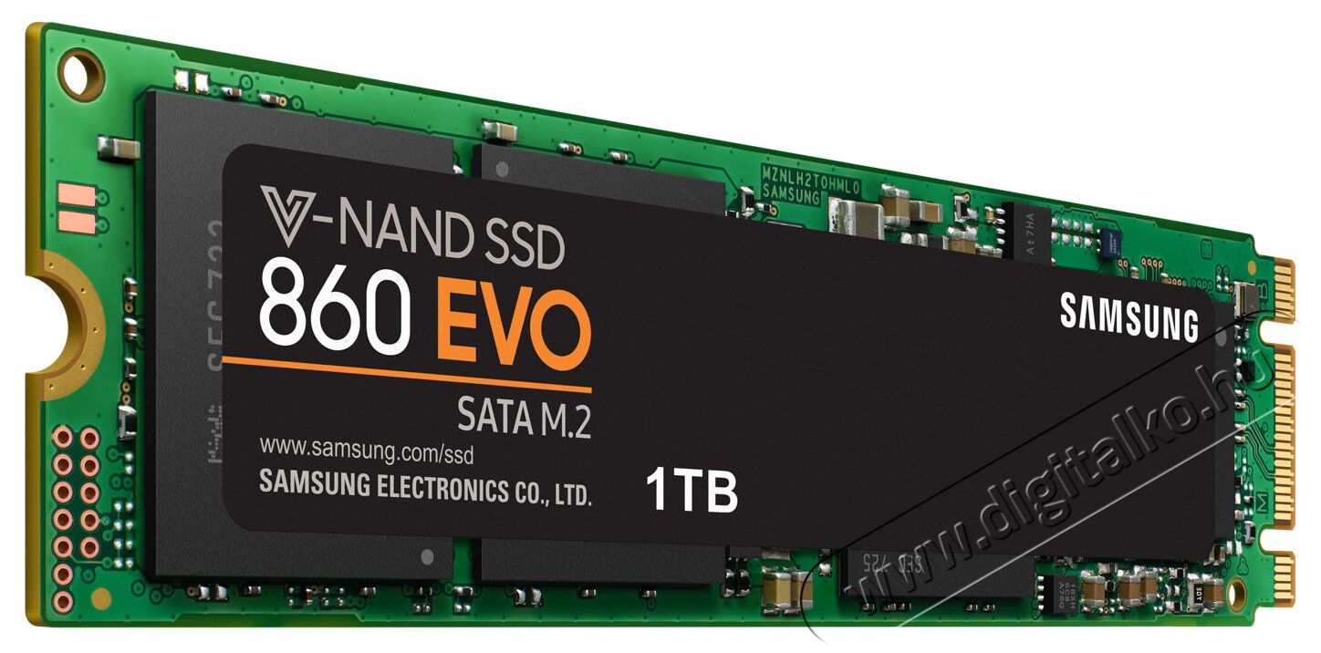 SAMSUNG 860 EVO 1000GB M.2 SATA (MZ-N6E1T0BW) SSD Iroda és számítástechnika - Adattároló / merevlemez - SSD - 334094