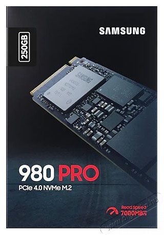 SAMSUNG MZ-V8P250BW 250GB NVMe 1.3c M.2 2280 980 PRO SSD Iroda és számítástechnika - Adattároló / merevlemez - SSD