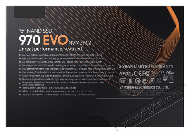 SAMSUNG 250GB NVMe M.2 2280 970 EVO (MZ-V7E250BW) SSD Egyéb - Nem forgalmazzuk ! - 339638