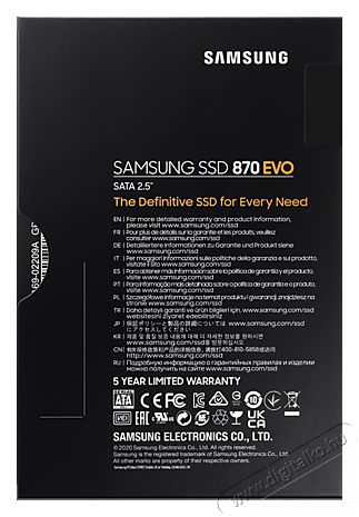 SAMSUNG 500GB SATA3 2,5 870 EVO (MZ-77E500B/EU) SSD Egyéb - Nem forgalmazzuk ! - 369824
