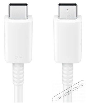 SAMSUNG EP-DN975BWEG 1m 5A Type-C - Type-C kábel - fehér Mobil / Kommunikáció / Smart - Mobiltelefon kiegészítő / tok - Kábel / átalakító - 369843