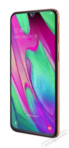 SAMSUNG Galaxy A40 64GB Dual SIM (SM-A405FZODXEH) okostelefon - korall Egyéb - Nem forgalmazzuk ! - 350217