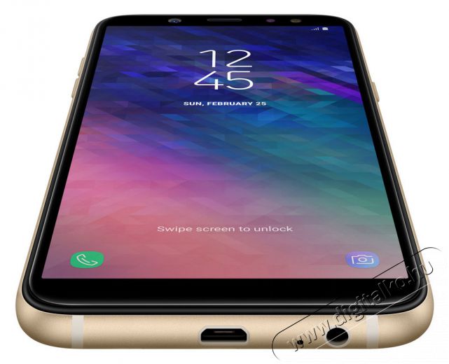 SAMSUNG Galaxy A6 (2018) (SM-A600FZDNXEH) Dual SIM okostelefon - arany Egyéb - Nem forgalmazzuk ! - 338496
