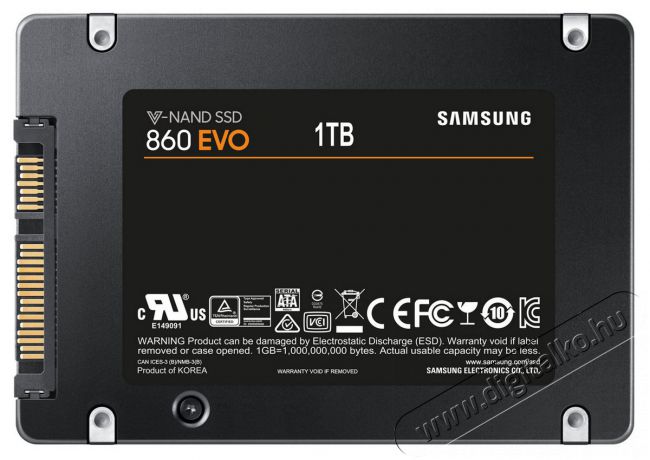 SAMSUNG 860 EVO Basic 1000GB (MZ-76E1T0B/EU) SSD Egyéb - Nem forgalmazzuk ! - 334093