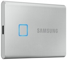 SAMSUNG 1000GB USB 3.2 (MU-PC1T0S/WW) ujjlenyomatolvasós T7 Touch külső SSD - ezüst Egyéb - Nem forgalmazzuk ! - 369776