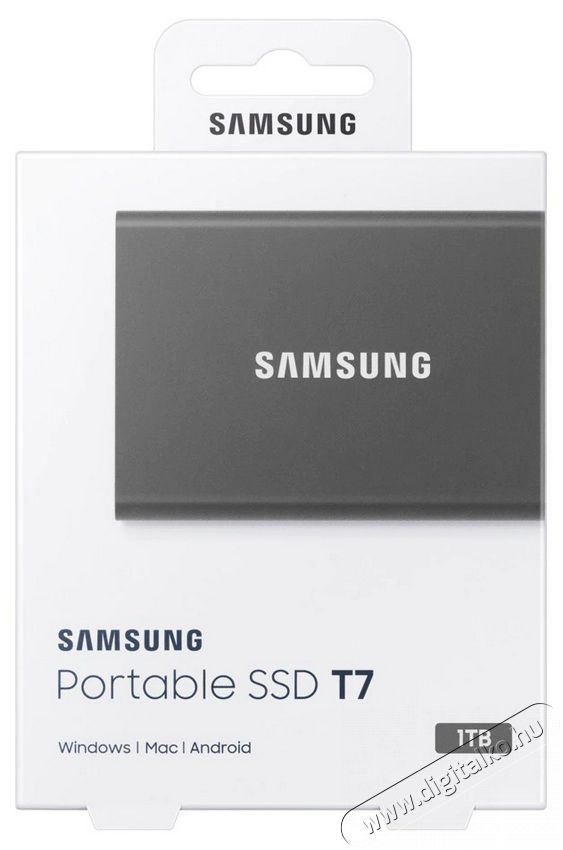 SAMSUNG 1000GB USB 3.2 (MU-PC1T0T/WW) szürke T7 külső SSD Egyéb - Nem forgalmazzuk ! - 369777