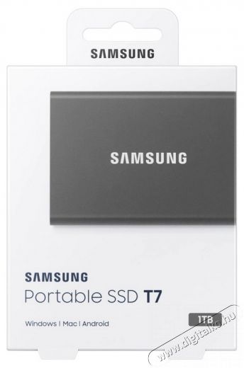 SAMSUNG 1000GB USB 3.2 (MU-PC1T0T/WW) szürke T7 külső SSD Egyéb - Nem forgalmazzuk ! - 369777