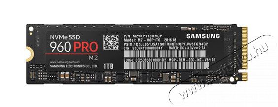 SAMSUNG 960 Pro Evo 1TB M2 Pcie (MZ-V6P1T0BW) SSD Iroda és számítástechnika - Adattároló / merevlemez - SSD - 312895