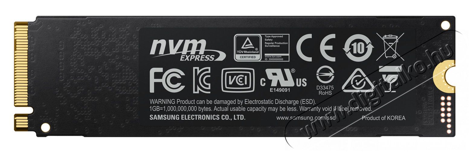 SAMSUNG 970 EVO 500GB NVMe M.2 2280 (MZ-V7E500BW) SSD Egyéb - Nem forgalmazzuk ! - 339646