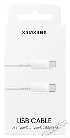 SAMSUNG EP-DN975BWEG 1m 5A Type-C - Type-C kábel - fehér Mobil / Kommunikáció / Smart - Mobiltelefon kiegészítő / tok - Kábel / átalakító - 369843