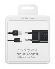 SAMSUNG EP-TA20EBEC hálózati töltő / Type-C - fekete Mobil / Kommunikáció / Smart - Mobiltelefon kiegészítő / tok - Hálózati-, autós töltő - 331339