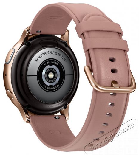 SAMSUNG SM-R830NSDA Watch Active2 okosóra acél váz, bőr szíj - arany Mobil / Kommunikáció / Smart - Okos eszköz - Okosóra - 360027