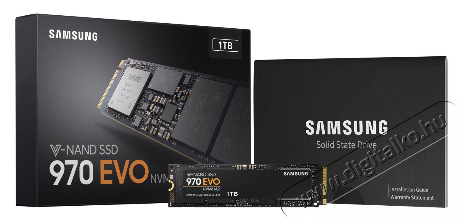 SAMSUNG 970 EVO 1000GB NVMe M.2 2280 (MZ-V7E1T0BW) SSD Egyéb - Nem forgalmazzuk ! - 339635