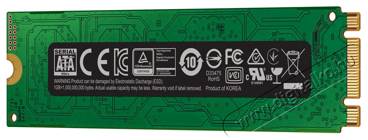 SAMSUNG 860 EVO 1000GB M.2 SATA (MZ-N6E1T0BW) SSD Iroda és számítástechnika - Adattároló / merevlemez - SSD - 334094