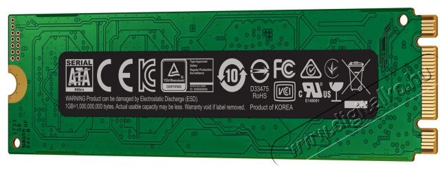 SAMSUNG 860 EVO 1000GB M.2 SATA (MZ-N6E1T0BW) SSD Iroda és számítástechnika - Adattároló / merevlemez - SSD - 334094