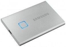 SAMSUNG 1000GB USB 3.2 (MU-PC1T0S/WW) ujjlenyomatolvasós T7 Touch külső SSD - ezüst Egyéb - Nem forgalmazzuk ! - 369776