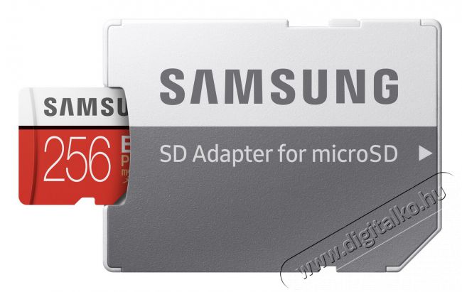 SAMSUNG 256GB microSD EVO Plus SDXC Class10 (MB-MC256GA/EU) memóriakártya + adapter Memória kártya / Pendrive - MicroSD / MicroSDHC kártya - 338776