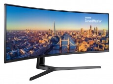 SAMSUNG LC49J890DKUXEN Ultrawide 4K LED ívelt kijelzős monitor Iroda és számítástechnika - Monitor - 21:9 Ultrawide monitor - 339643