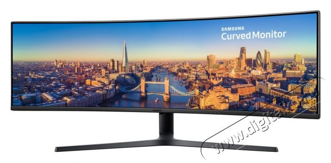 SAMSUNG LC49J890DKUXEN Ultrawide 4K LED ívelt kijelzős monitor Iroda és számítástechnika - Monitor - 21:9 Ultrawide monitor - 339643