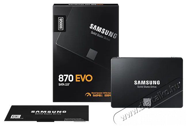 SAMSUNG 500GB SATA3 2,5 870 EVO (MZ-77E500B/EU) SSD Egyéb - Nem forgalmazzuk ! - 369824