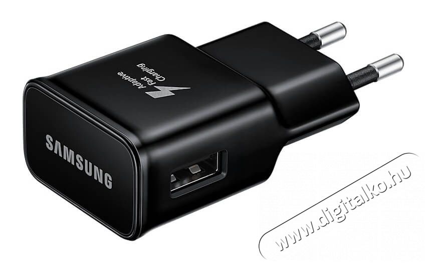 SAMSUNG EP-TA20EBEC hálózati töltő / Type-C - fekete Mobil / Kommunikáció / Smart - Mobiltelefon kiegészítő / tok - Hálózati-, autós töltő - 331339