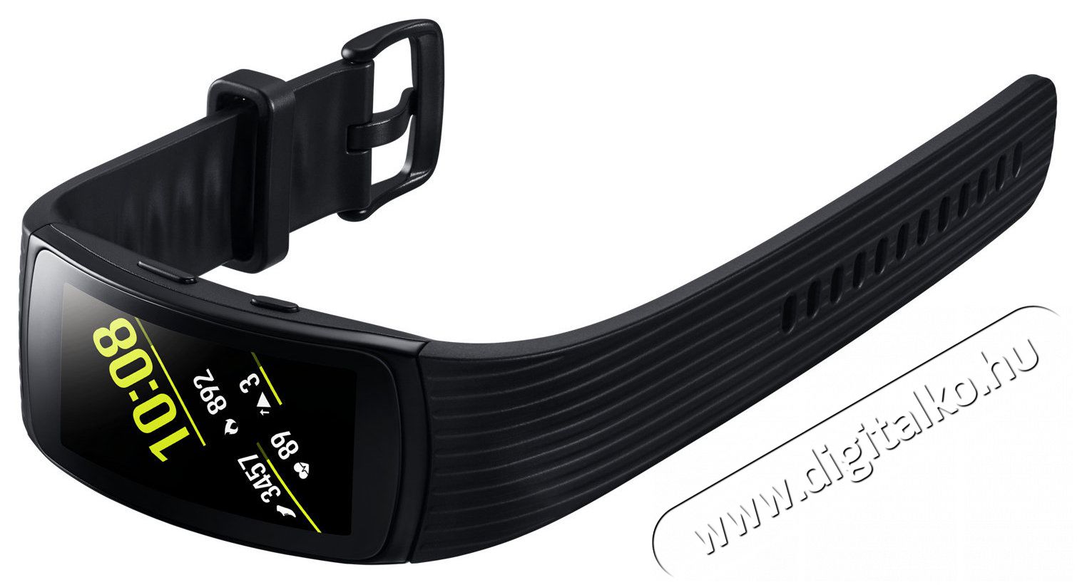 SAMSUNG Gear Fit2 Pro Small (SM-R365NZKNXEH) okoskarkötő - fekete Mobil / Kommunikáció / Smart - Okos eszköz - Okos karkötő - 327241