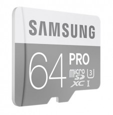 SAMSUNG microSDXC 64GB Pro Class 10 UHS-1 U3 MB-MG64EA/EU memóriakártya + adapter Memória kártya / Pendrive - MicroSD / MicroSDHC kártya - 302763