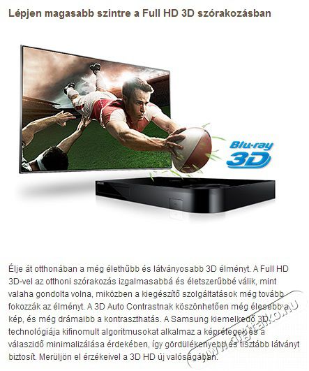 SAMSUNG BD-F8500 (3 &eacute;v garancia!) Audio-Video / Hifi / Multim&eacute;dia - CD / DVD / Blu-Ray / Multim&eacute;dia k&eacute;sz&uuml;l&eacute;k - Blu-ray lej&aacute;tsz&oacute; - 265717