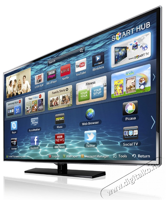 SAMSUNG UE-32ES5500 W Telev&iacute;zi&oacute;k - LED telev&iacute;zi&oacute; - 1080p Full HD felbont&aacute;s&uacute; - 253819
