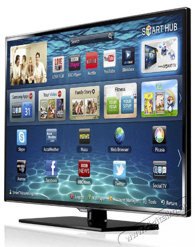 SAMSUNG UE-32ES5500 W Telev&iacute;zi&oacute;k - LED telev&iacute;zi&oacute; - 1080p Full HD felbont&aacute;s&uacute; - 253819