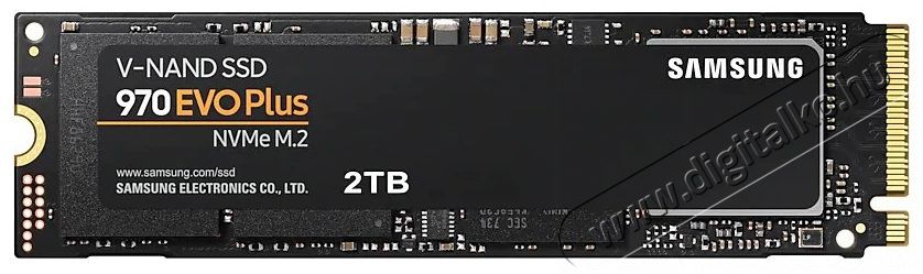 SAMSUNG 2000GB NVMe 1.3 M.2 2280 970 EVO Plus (MZ-V7S2T0BW) SSD Újdonságok - Új termékek - 369779