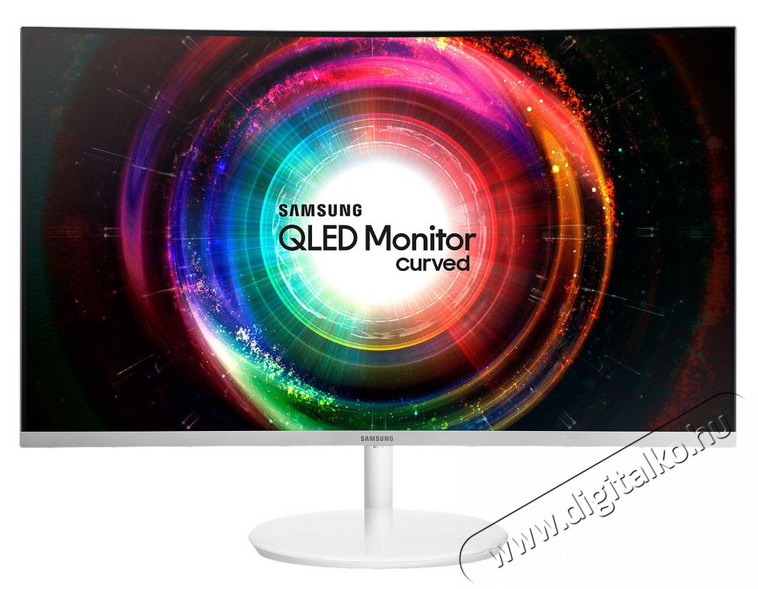 SAMSUNG C32H711QEU WQHD QLED ívelt monitor Iroda és számítástechnika - Monitor - Monitor - 320591