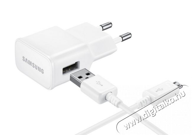 SAMSUNG EP-TA20EWEUGWW hálózati töltő - fehér Mobil / Kommunikáció / Smart - Mobiltelefon kiegészítő / tok - Hálózati-, autós töltő - 331341