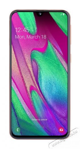 SAMSUNG Galaxy A40 64GB Dual SIM (SM-A405FZODXEH) okostelefon - korall Egyéb - Nem forgalmazzuk ! - 350217