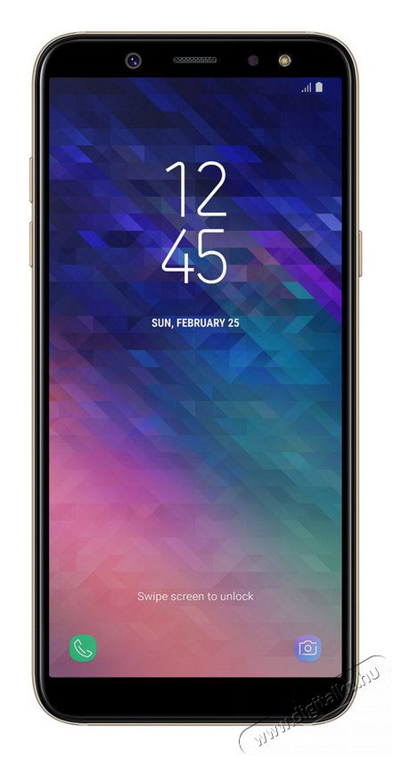 SAMSUNG Galaxy A6 (2018) (SM-A600FZDNXEH) Dual SIM okostelefon - arany Egyéb - Nem forgalmazzuk ! - 338496
