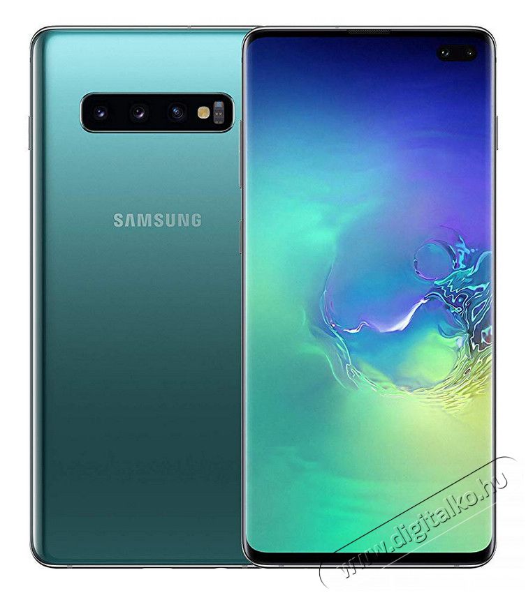 SAMSUNG Galaxy S10+ 128GB Dual SIM (SM-G975FZGDXEH) okostelefon - zöld Egyéb - Nem forgalmazzuk ! - 350209