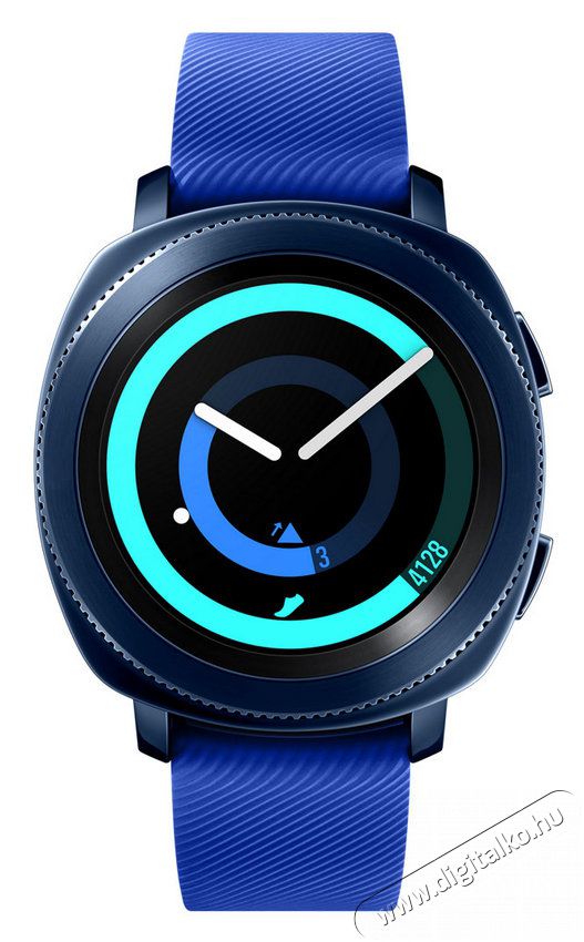 SAMSUNG Gear Sport okosóra (SM-R600NZBAXEH) - kék Mobil / Kommunikáció / Smart - Okos eszköz - Okosóra - 331371