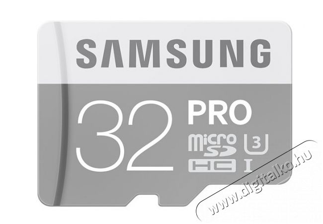 SAMSUNG microSD 32GB Pro UHS-I:3 MB-MG32E/EU Memória kártya / Pendrive - MicroSD / MicroSDHC kártya - 302757